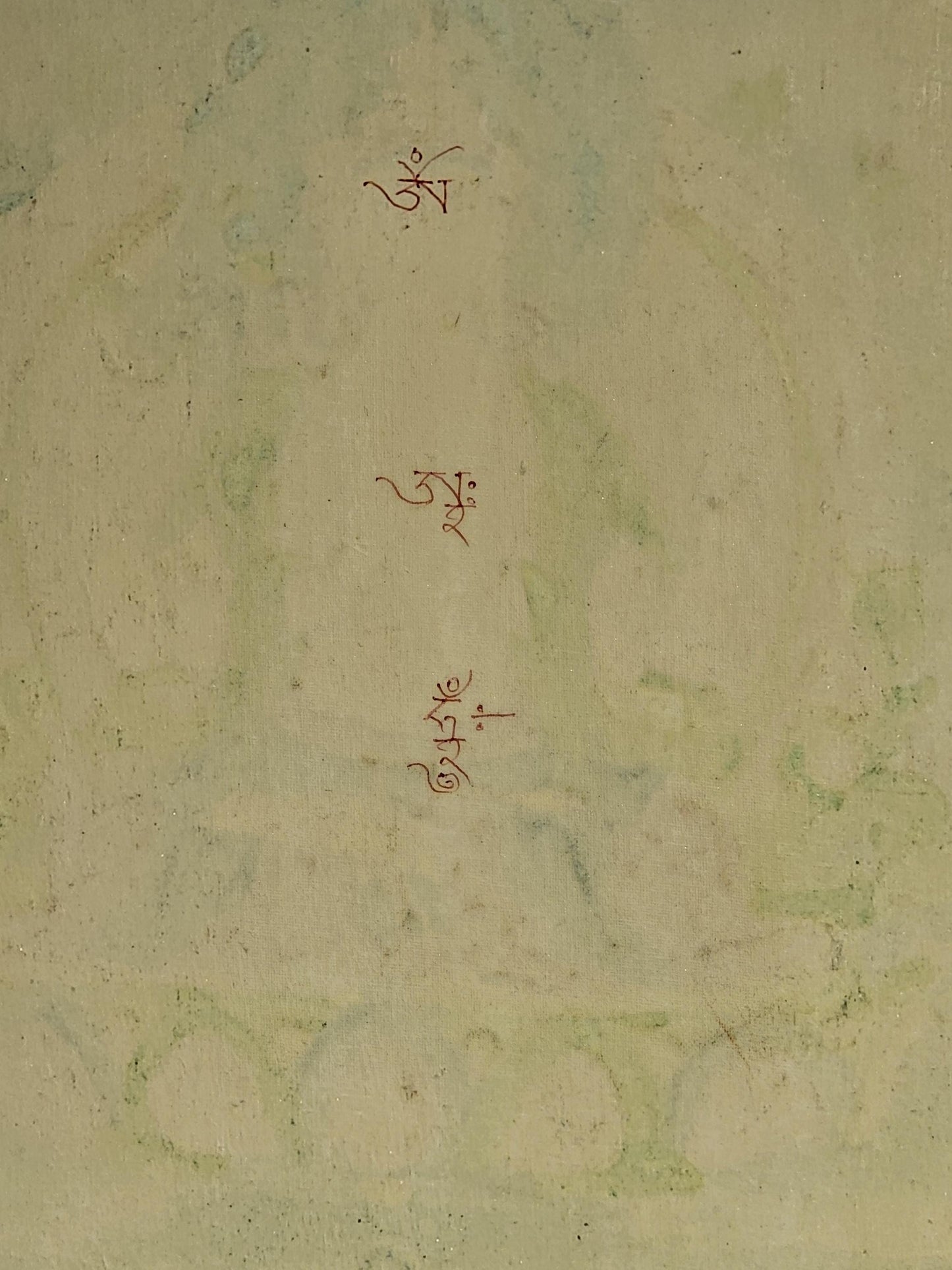 Hand Painted Medicine Buddha Thangka on Cotton Canvas | Healing Tibetan Wall Art | Spiritual Buddhist Decor for Altar or Meditation Room