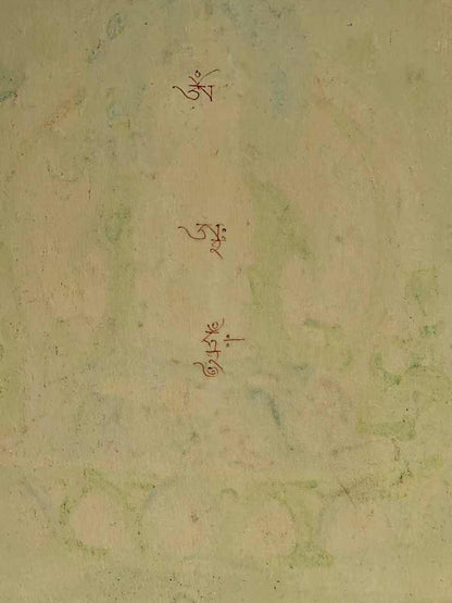 Hand Painted Chyangresi Thangka Painting on Cotton Canvas | Tibetan Avalokiteshvara Wall Art | Spiritual Buddhist Home Decor Gift